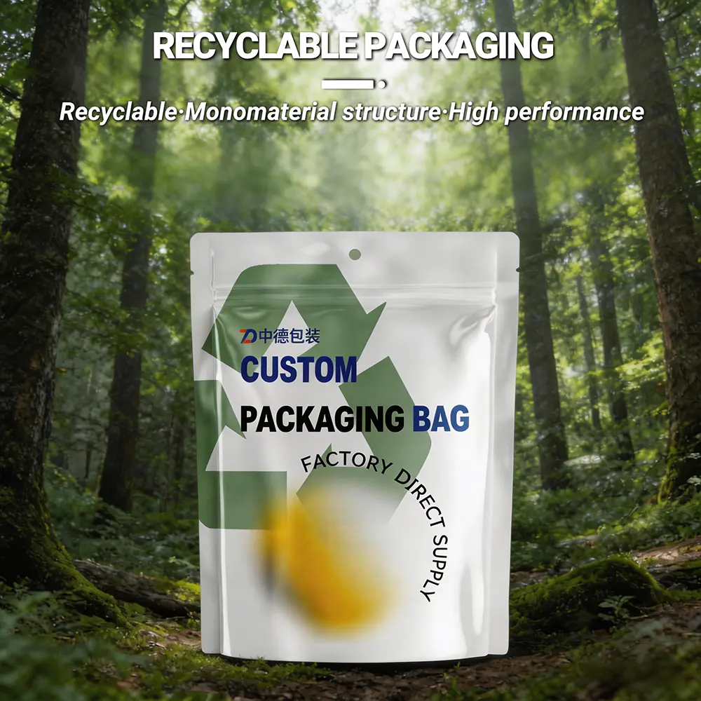 Embalagens recicláveis (monomateriais)