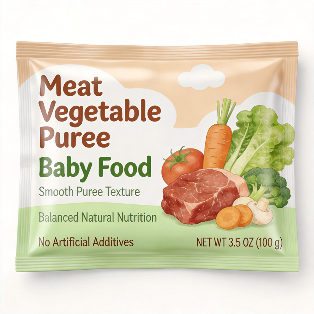 Sacos para embalagem de alimentos infantis